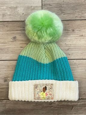 Love Your Melon x Disney | Princess Tiana Kids Pom Beanie | Size: Toddler